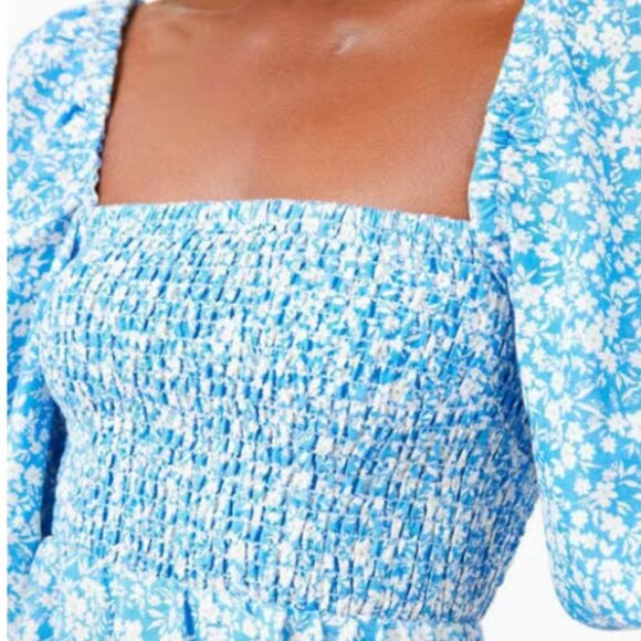 Tuckernuck x Cameron Wimberly Eubanks Blooms on Broad Annie Smocked Dress, Small - Picture 2 of 4